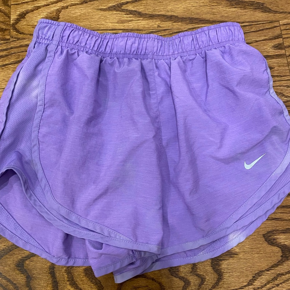 purple Nike shorts size small